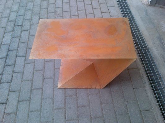 Rust effect paint on iron: obtain real rusty surface