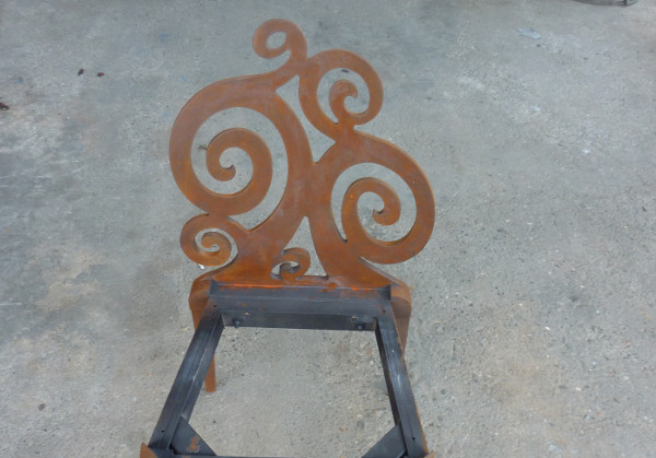 Rust effect paint on wood: obtain real rusty surface