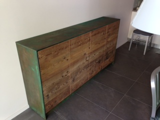 Paint effect real verdigris