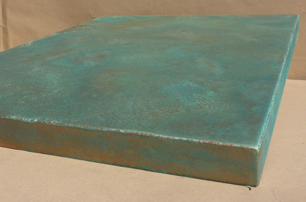 Paint effect real verdigris