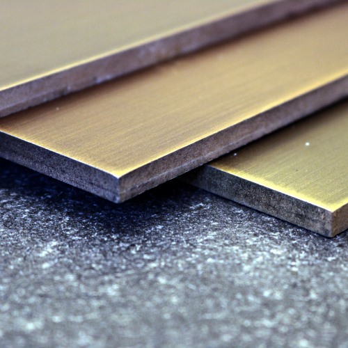 back image - Brushed metals effect paint