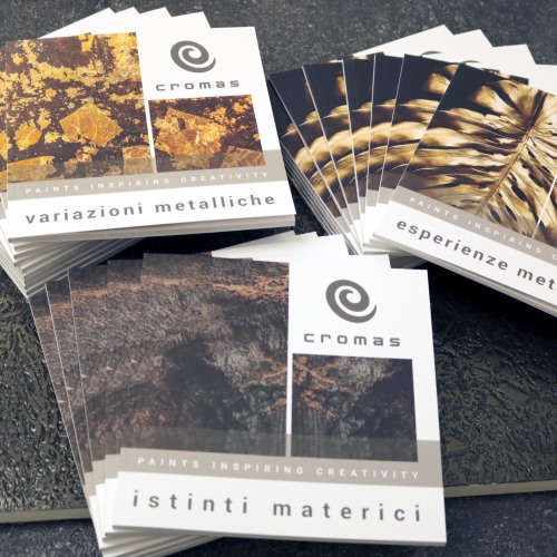 Collections of Cromas special paints and resins with realistic look. Fon industry and hand-craft use.