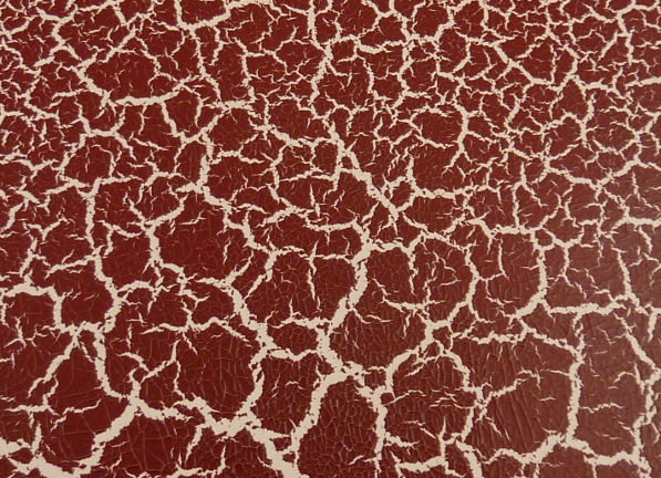 front image - Crackle paint