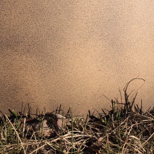 front image - Smoked metallic stone effect