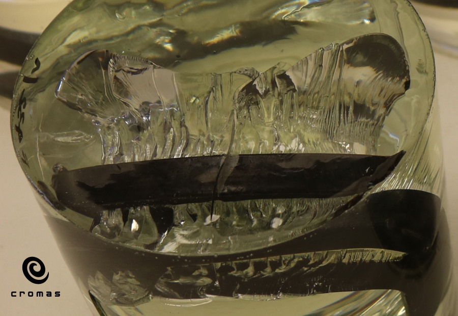 Mass Effect example, excessive heat curing reaction caused by incorrect resin thickness for project