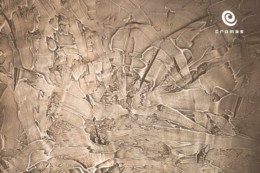 Polished Dark Bronze metallic epoxy resin