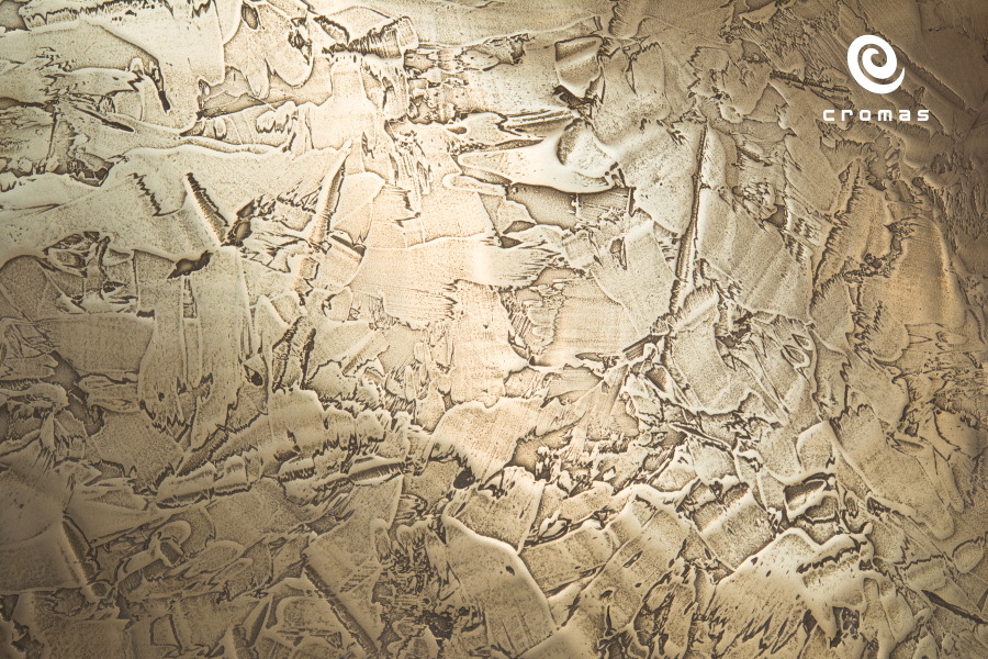 Polished Dark Burnished Brass metallic epoxy resin