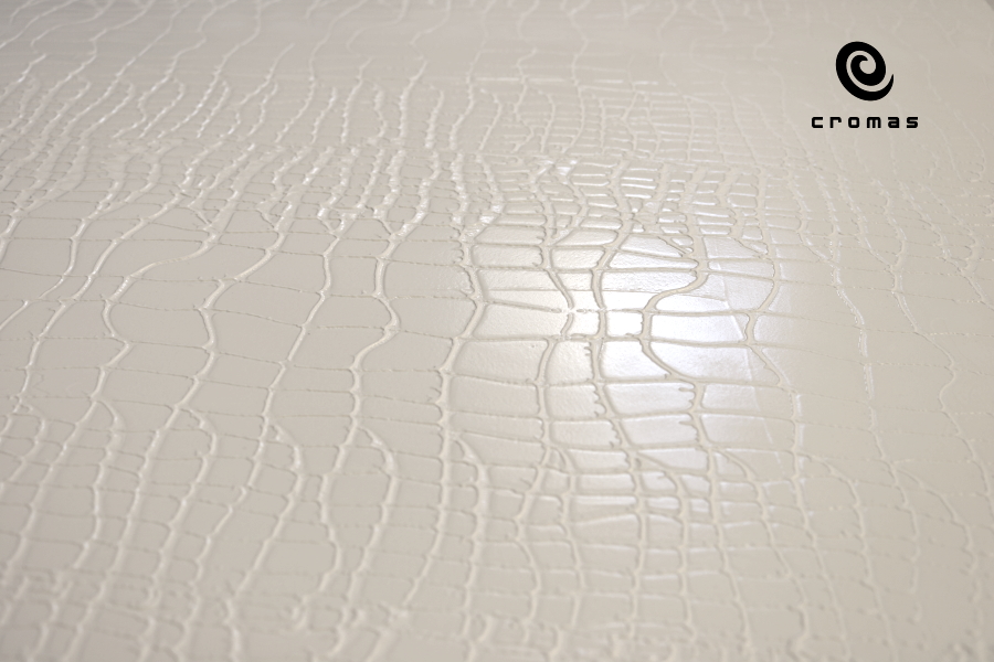 Crocodile leather effect epoxy resin